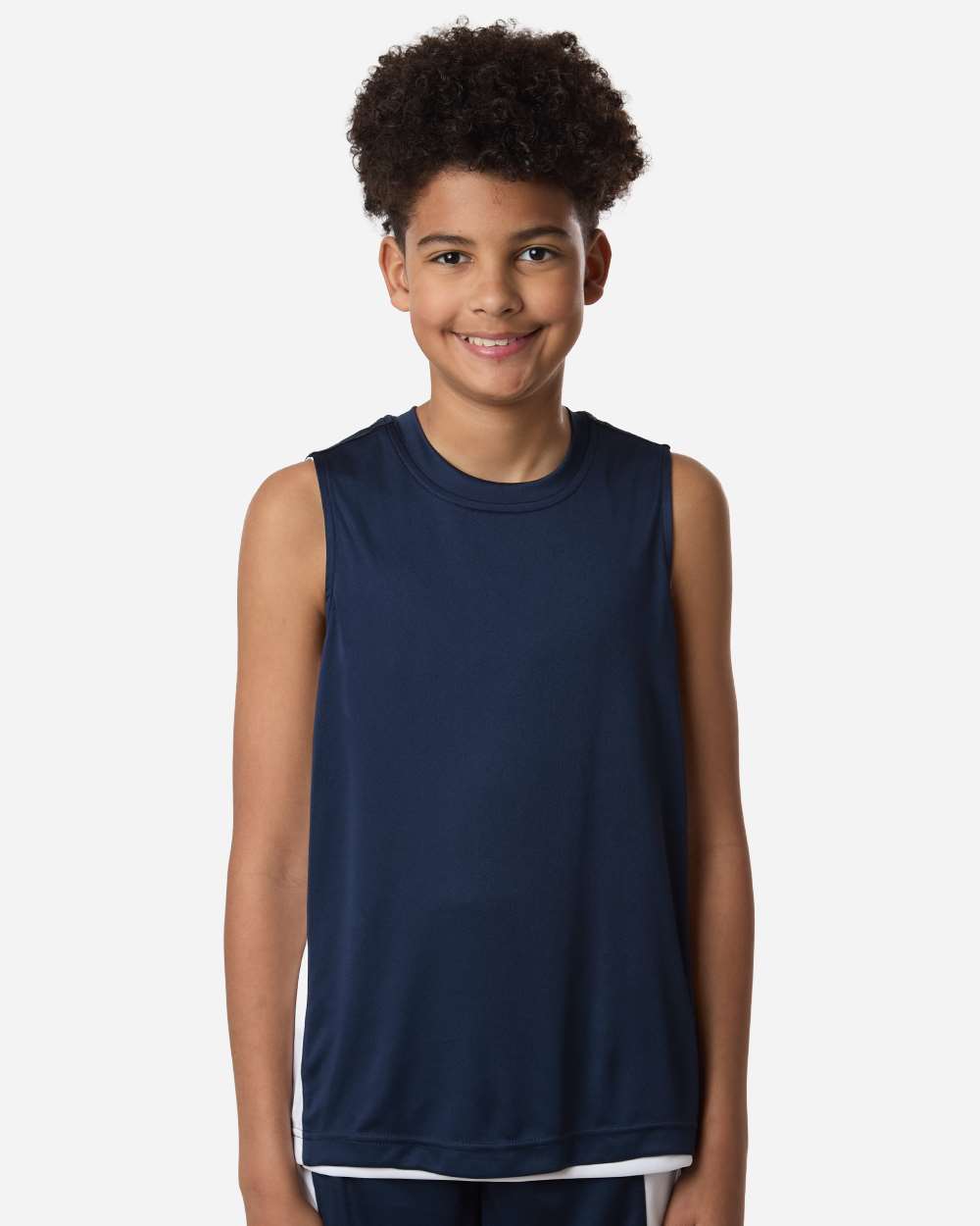Team 365 Youth Zone Performance Reversible Jersey - TT115Y Sport Dark Navy- White