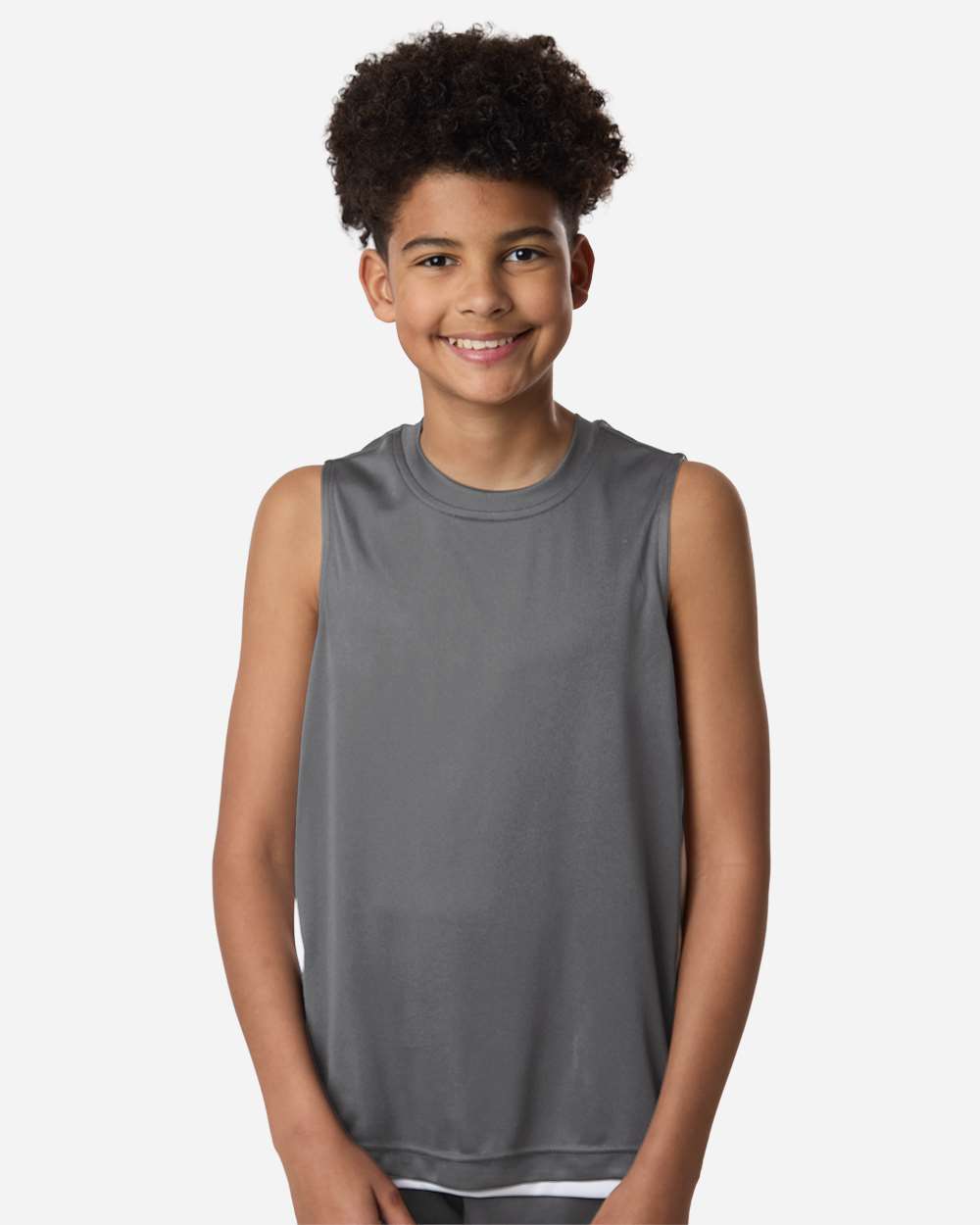 Team 365 Youth Zone Performance Reversible Jersey - TT115Y Sport Graphite- White