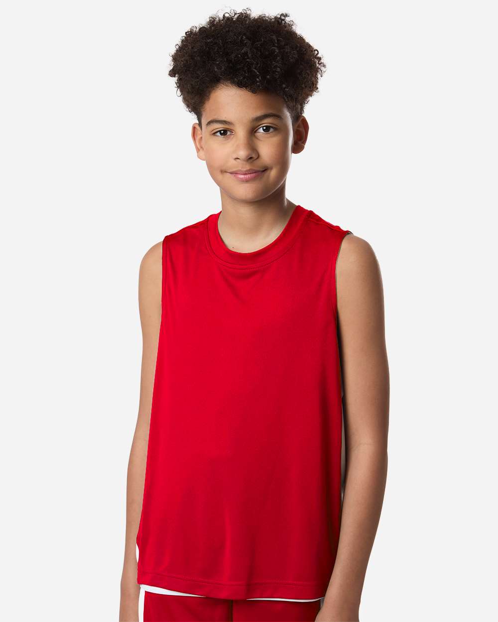 Team 365 Youth Zone Performance Reversible Jersey - TT115Y Sport Red- White