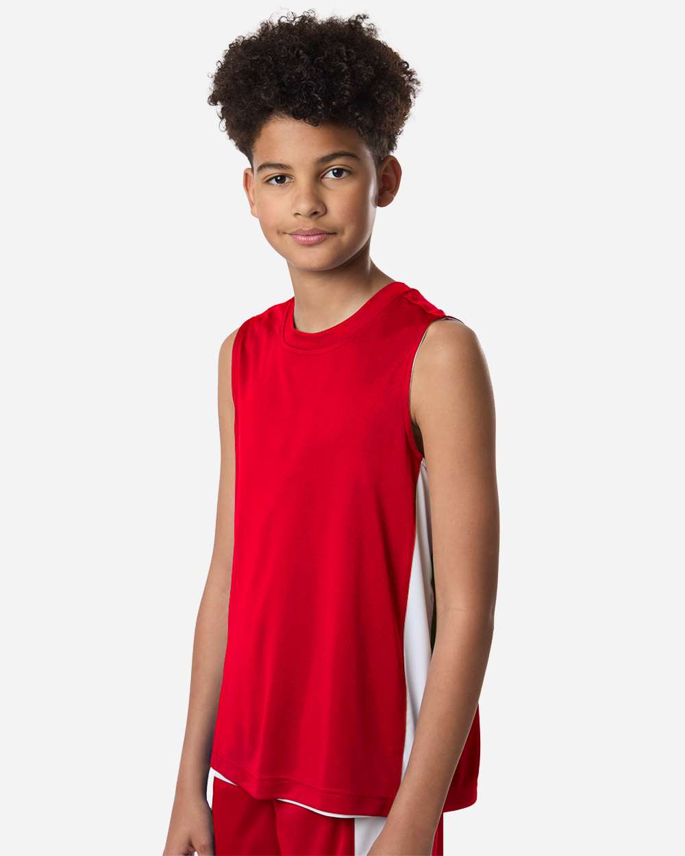 Team 365 Youth Zone Performance Reversible Jersey - TT115Y Sport Red- White
