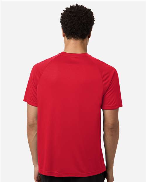 Team 365 Men's Zone Performance Henley - TT11HN Sport Red