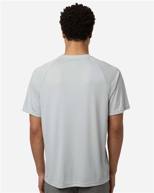 Team 365 Men's Zone Performance Henley - TT11HN Sport Silver