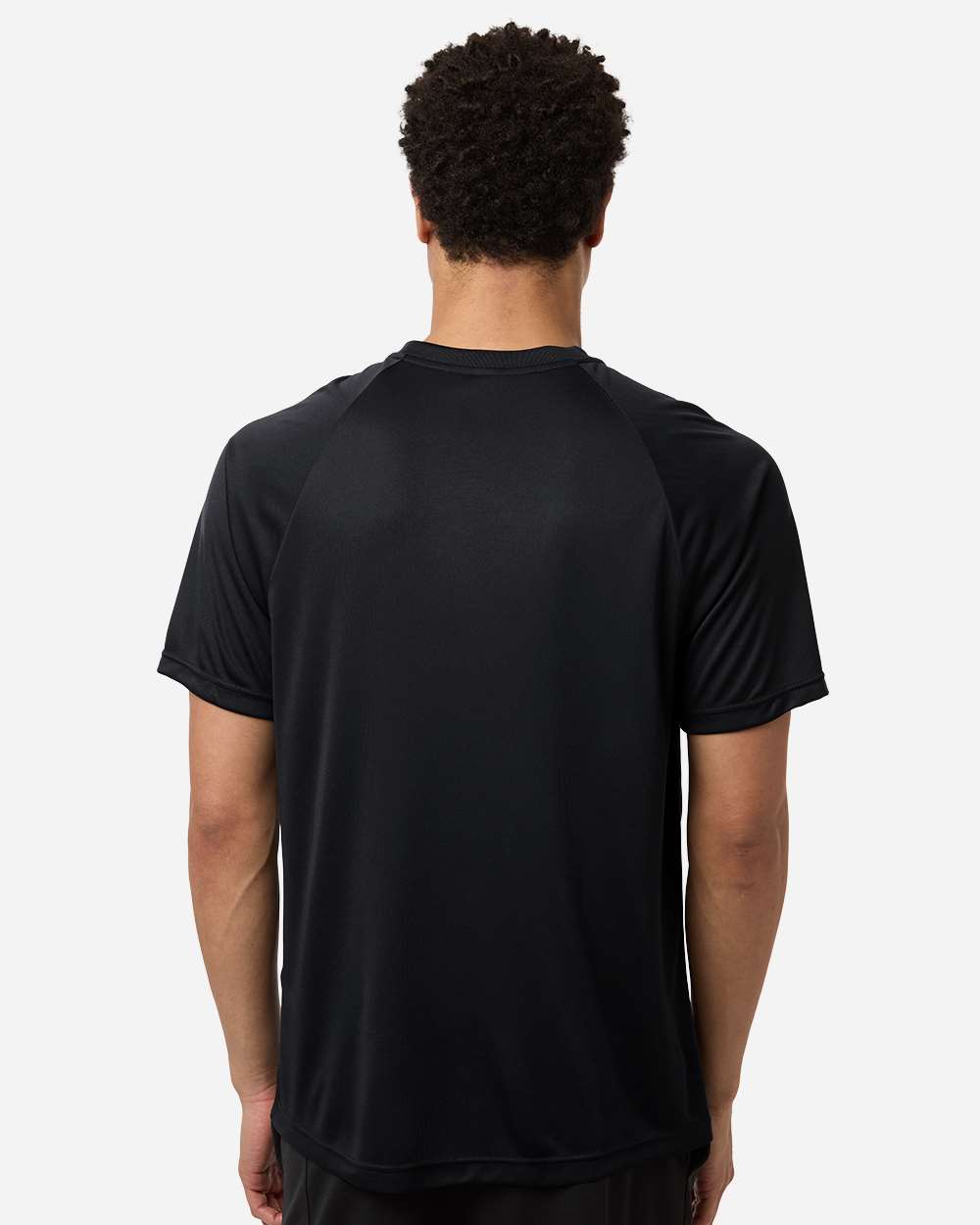 Team 365 Men's Zone Performance Henley - TT11HN Black