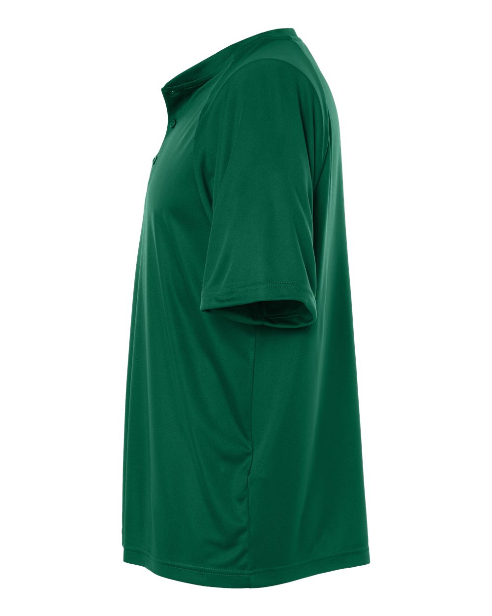 Team 365 Men's Zone Performance Henley - TT11HN Sport Forest