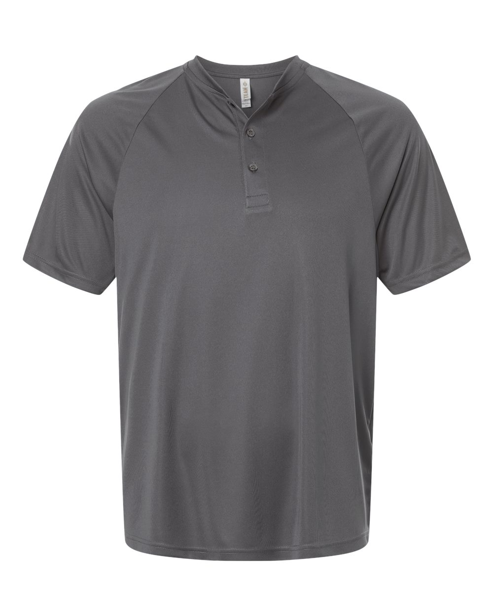 Team 365 Men's Zone Performance Henley - TT11HN Sport Graphite