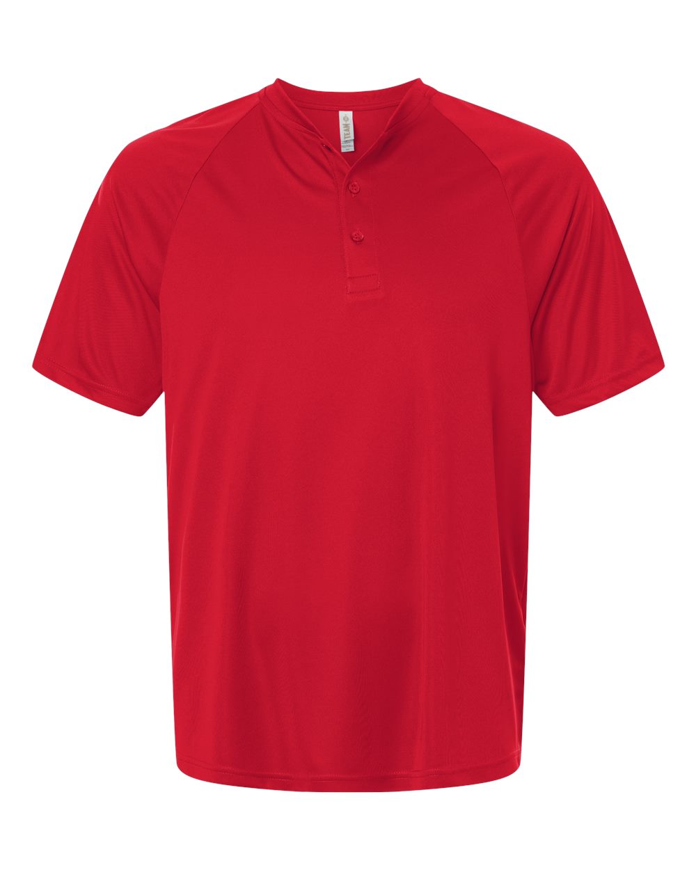 Team 365 Men's Zone Performance Henley - TT11HN Sport Red
