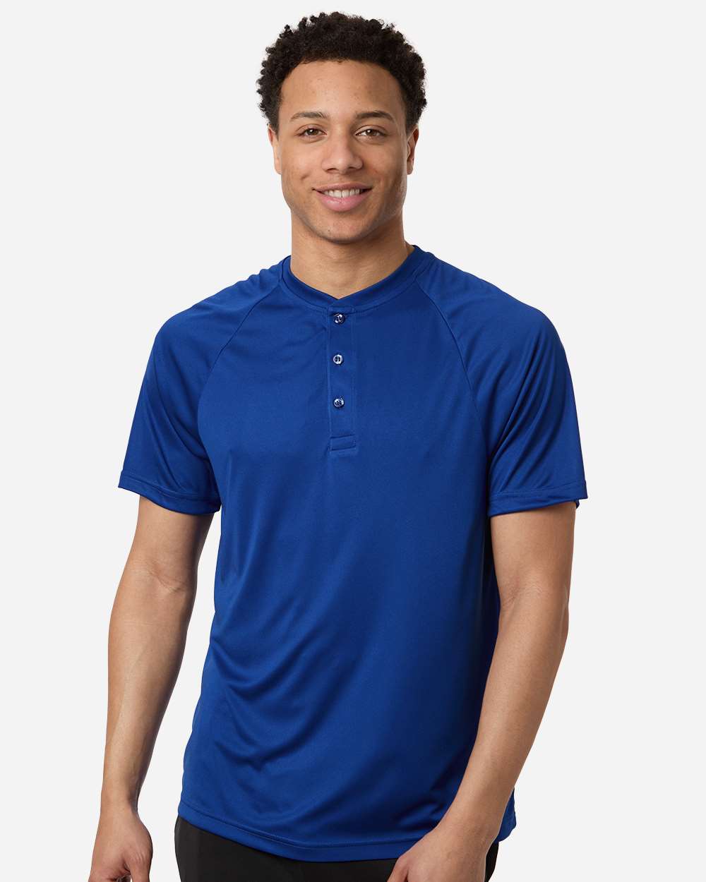 Team 365 Men's Zone Performance Henley - TT11HN Sport Royal