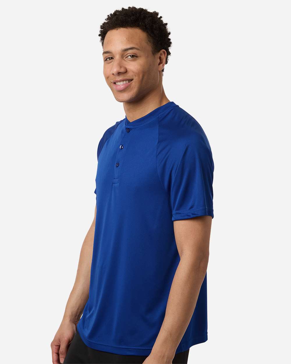 Team 365 Men's Zone Performance Henley - TT11HN Sport Royal