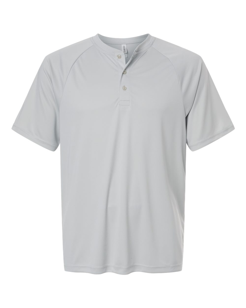 Team 365 Men's Zone Performance Henley - TT11HN Sport Silver