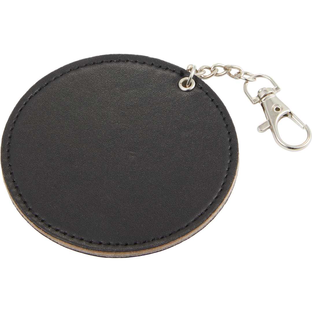 Recycled PU Travel Mirror Bag Charm - SM-1640 Black