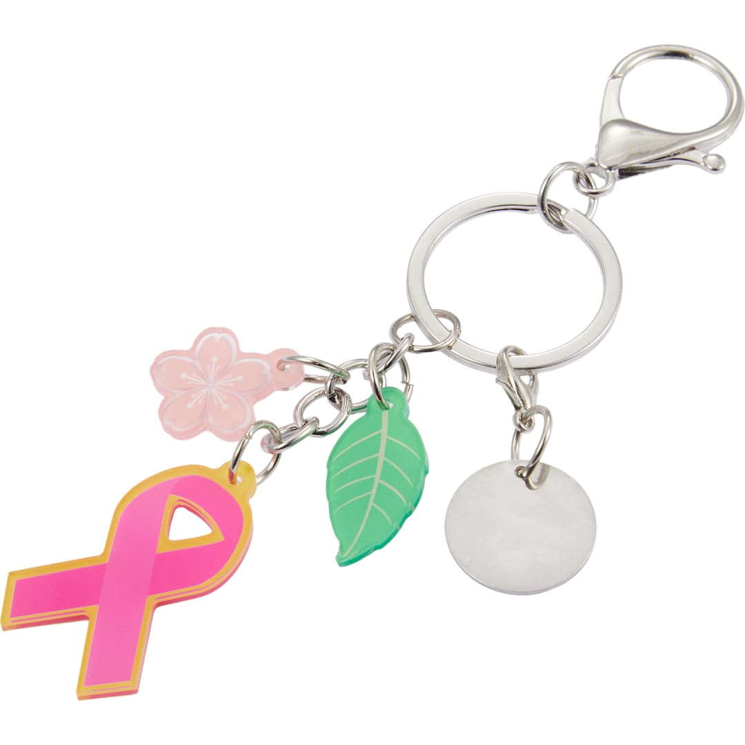 Breast Cancer Acrylic Keychain - SM-2293