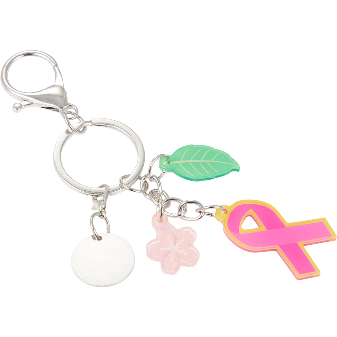 Breast Cancer Acrylic Keychain - SM-2293 Pink