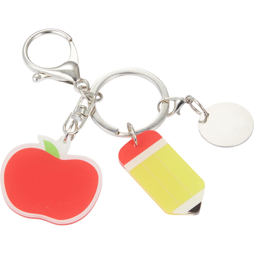 Education Acrylic Keychain - SM-2294 Red
