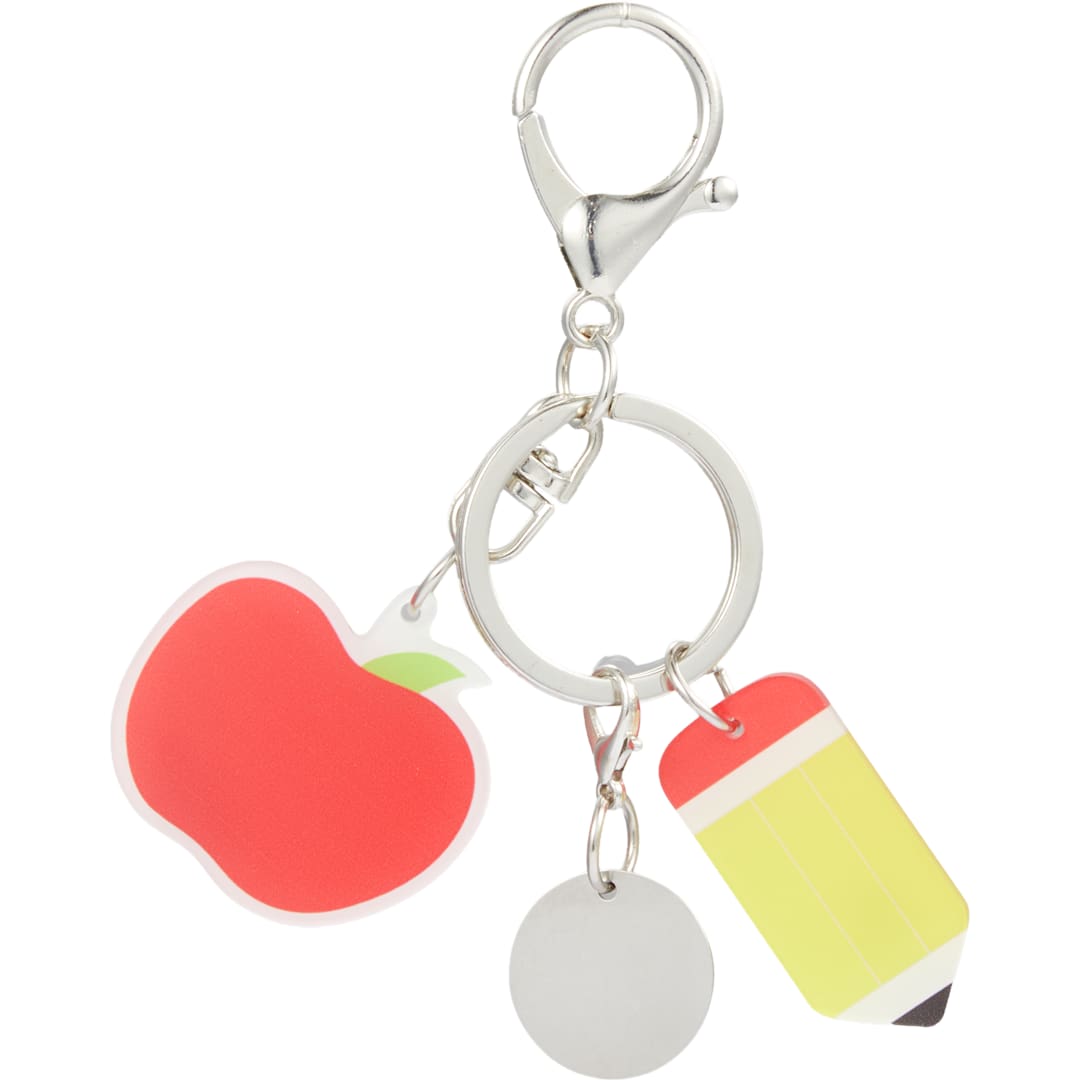 Education Acrylic Keychain - SM-2294 Red
