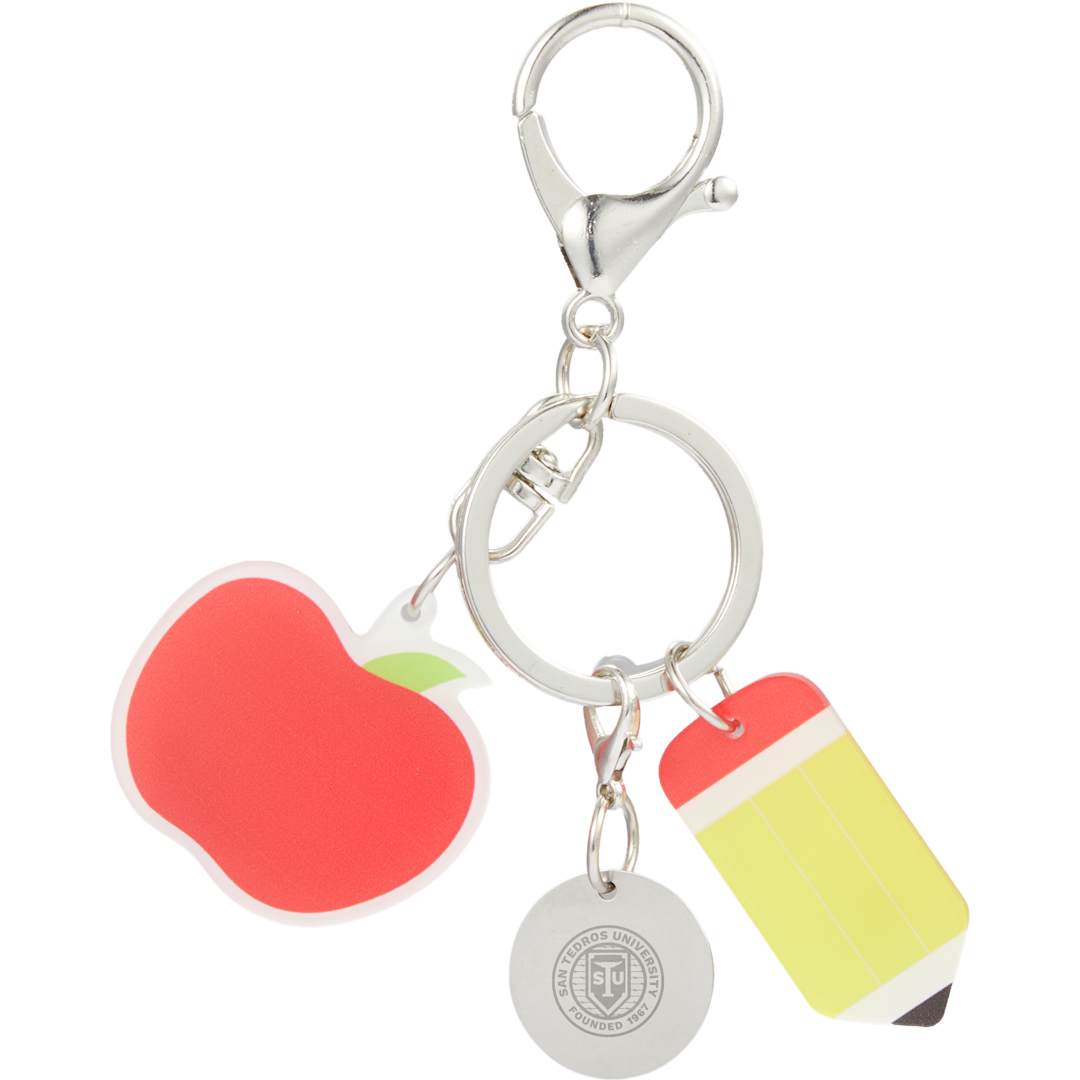 Education Acrylic Keychain - SM-2294 Red
