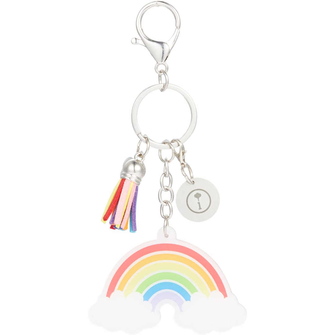 Rainbow Acrylic Keychain - SM-2295 Pink