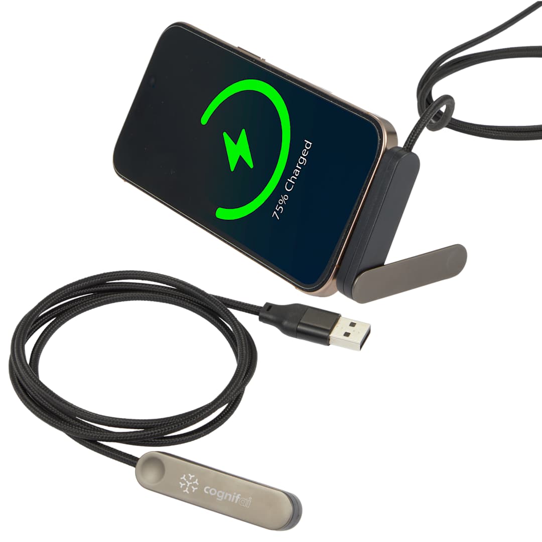 Bullet ChargeStand 3-in-1 USB-A and USB-C Charging Cable - SM-2862 Black