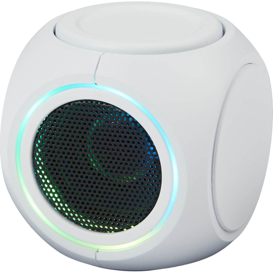 Bullet SpinNova Bluetooth Speaker with Lights - SM-2997 White