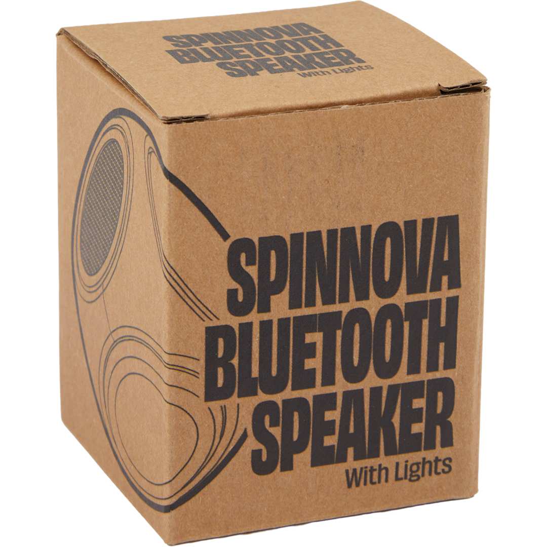 Bullet SpinNova Bluetooth Speaker with Lights - SM-2997 White