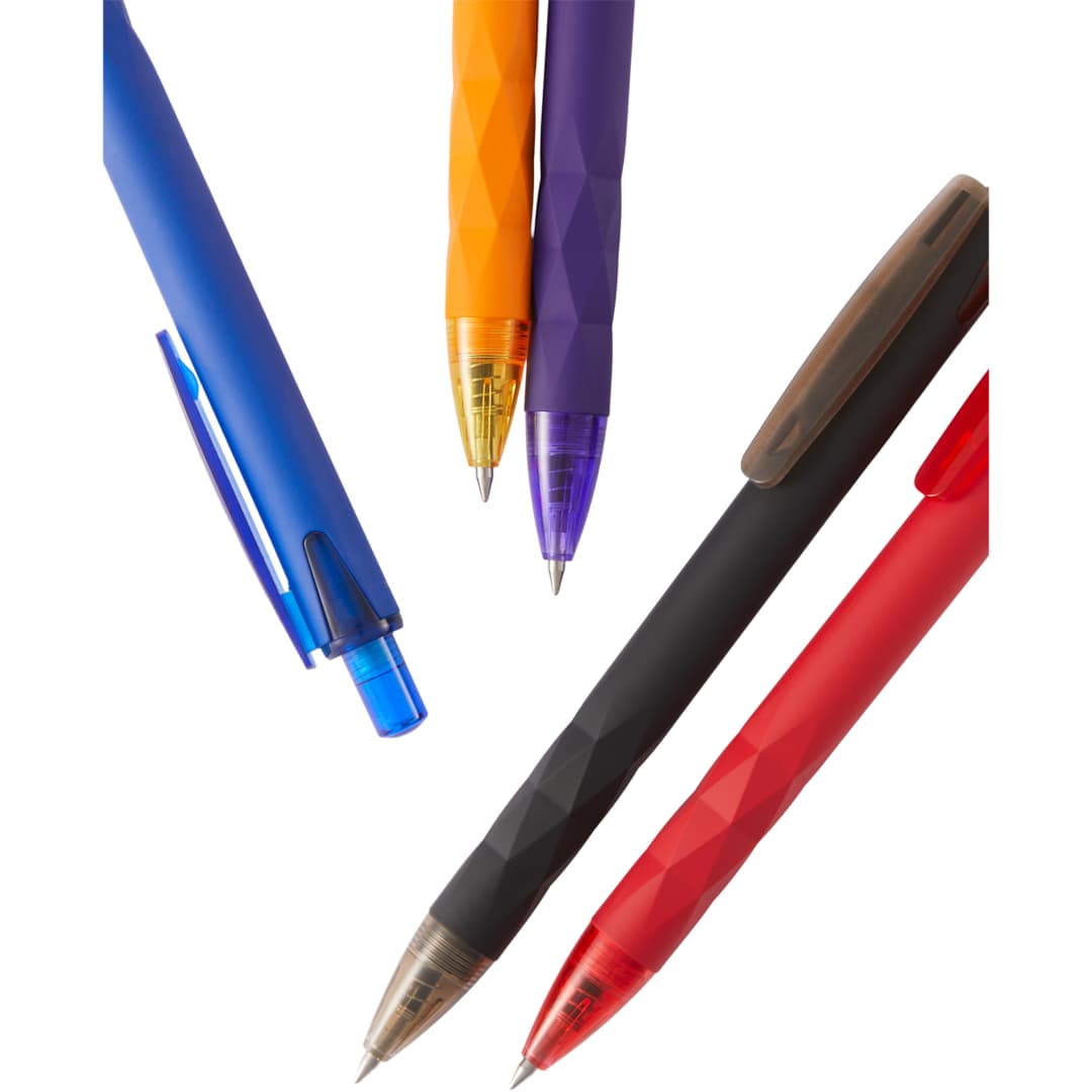 Hexi Soft Touch Recycled Gel Pen - SM-5350 Black