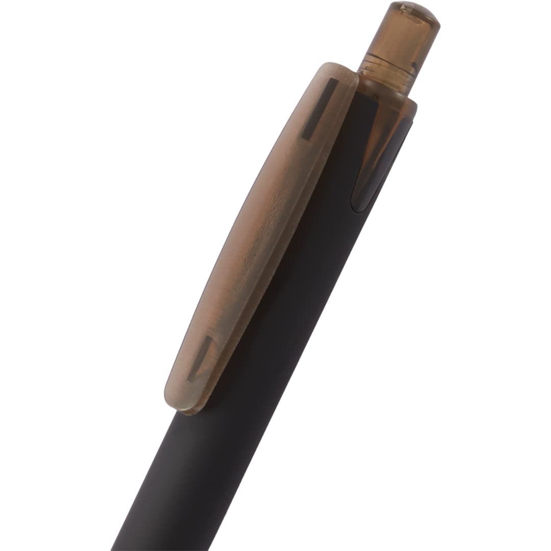 Hexi Soft Touch Recycled Gel Pen - SM-5350 Black