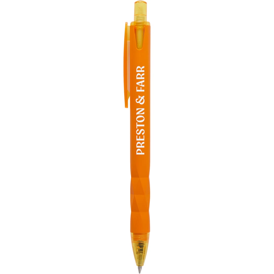 Hexi Soft Touch Recycled Gel Pen - SM-5350 Orange