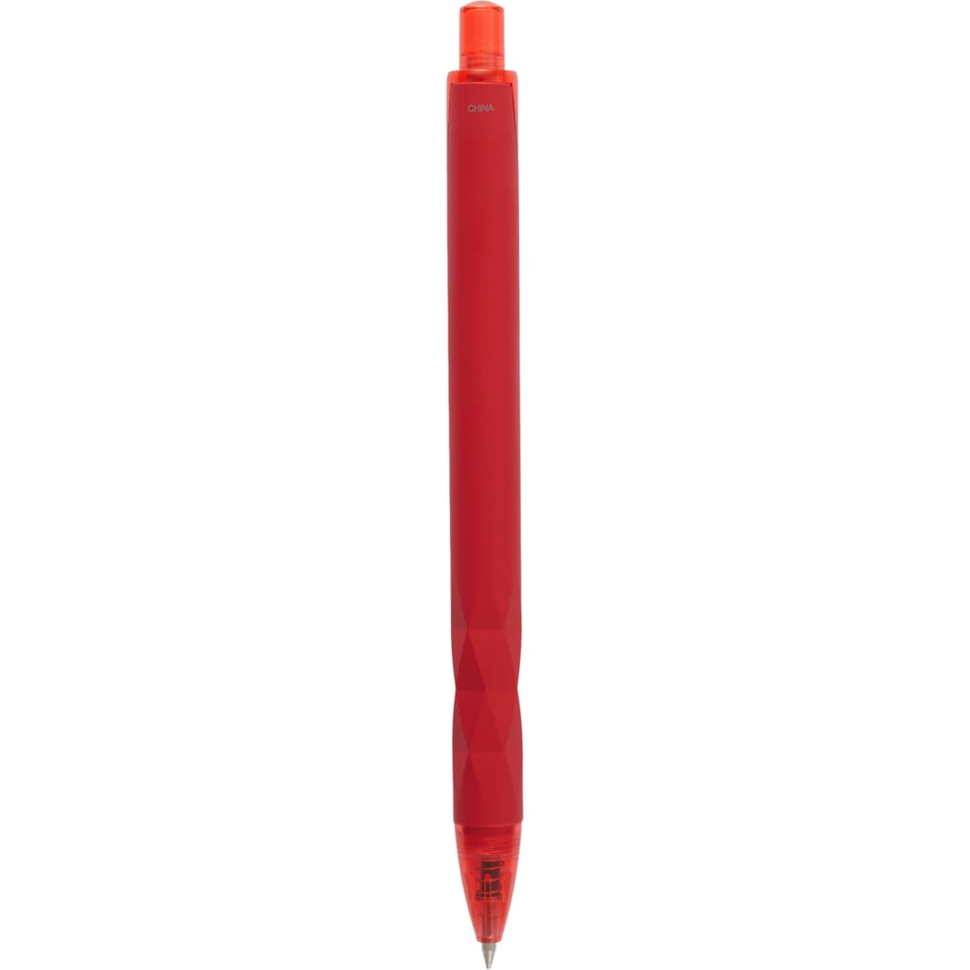 Hexi Soft Touch Recycled Gel Pen - SM-5350 Red
