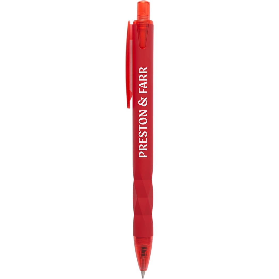 Hexi Soft Touch Recycled Gel Pen - SM-5350 Red