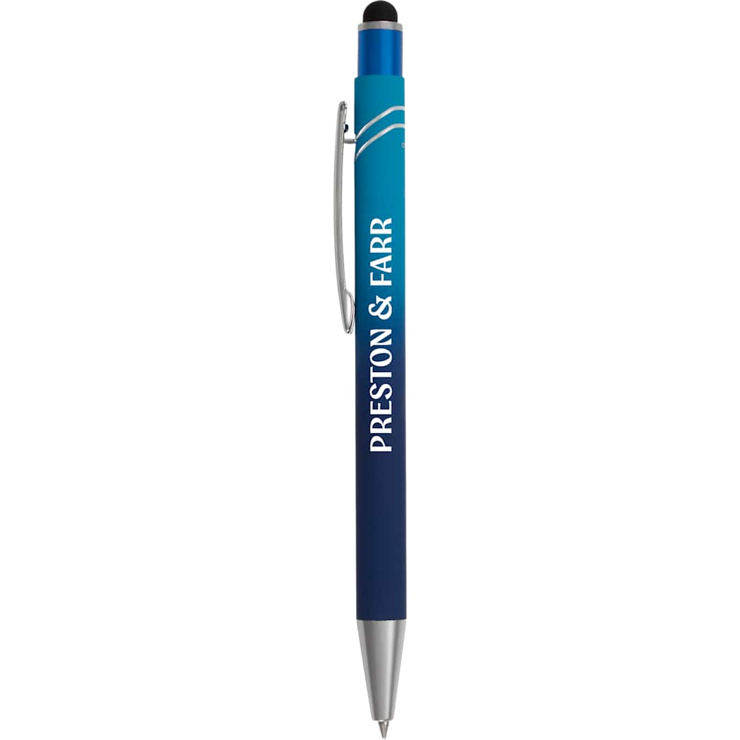 Bullet Burst Recycled Gel Stylus - SM-5353 Blue