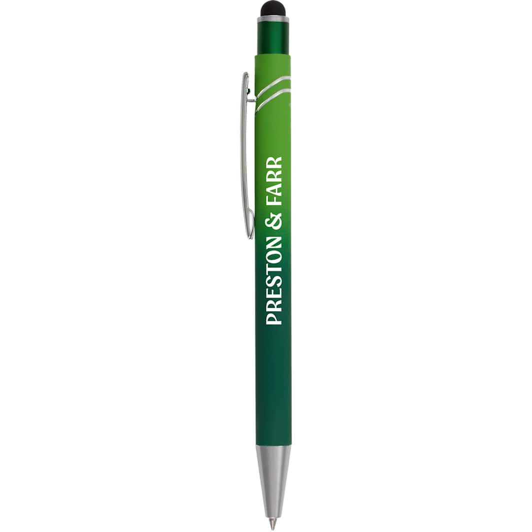 Bullet Burst Recycled Gel Stylus - SM-5353 Green