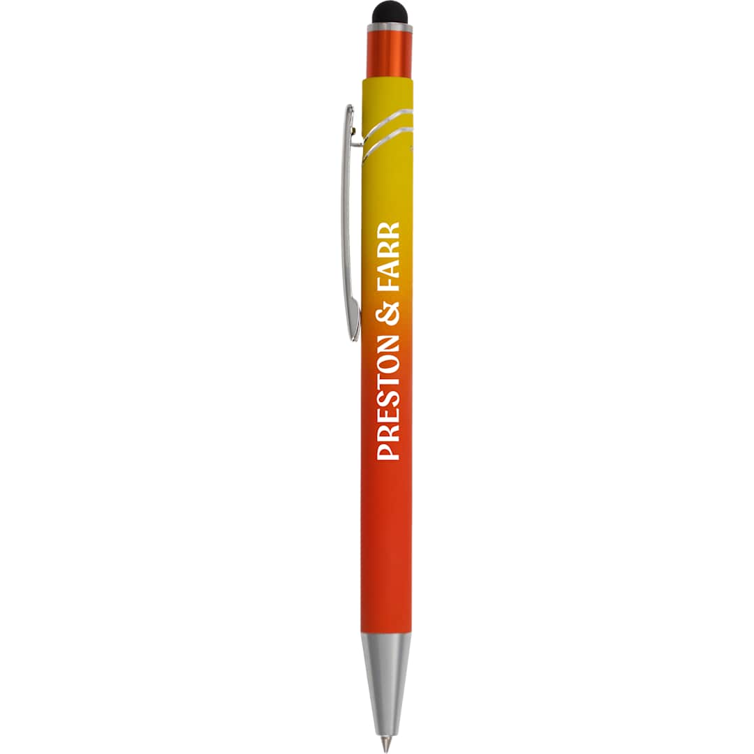 Bullet Burst Recycled Gel Stylus - SM-5353 Orange