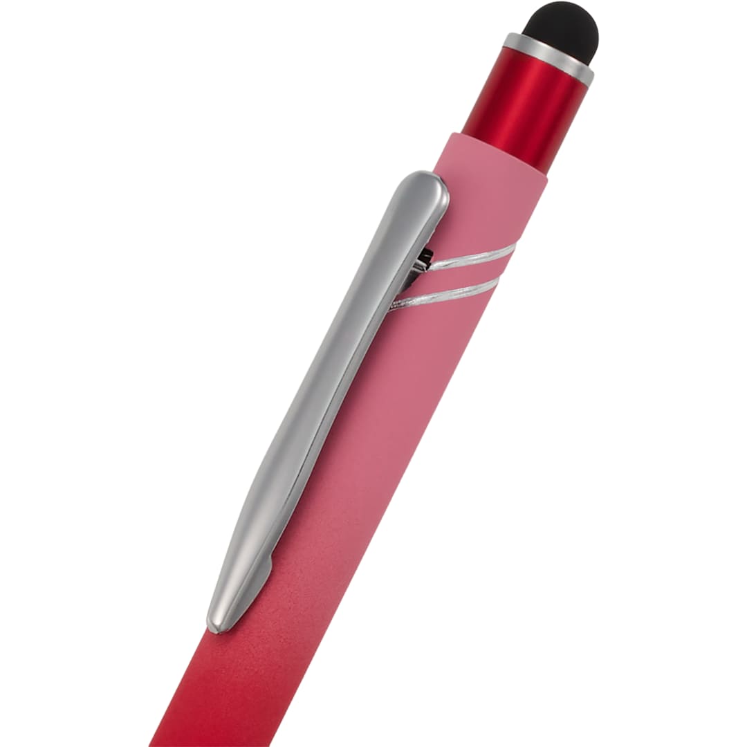 Bullet Burst Recycled Gel Stylus - SM-5353 Red