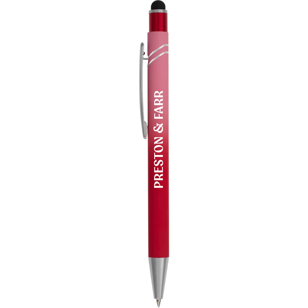 Bullet Burst Recycled Gel Stylus - SM-5353 Red