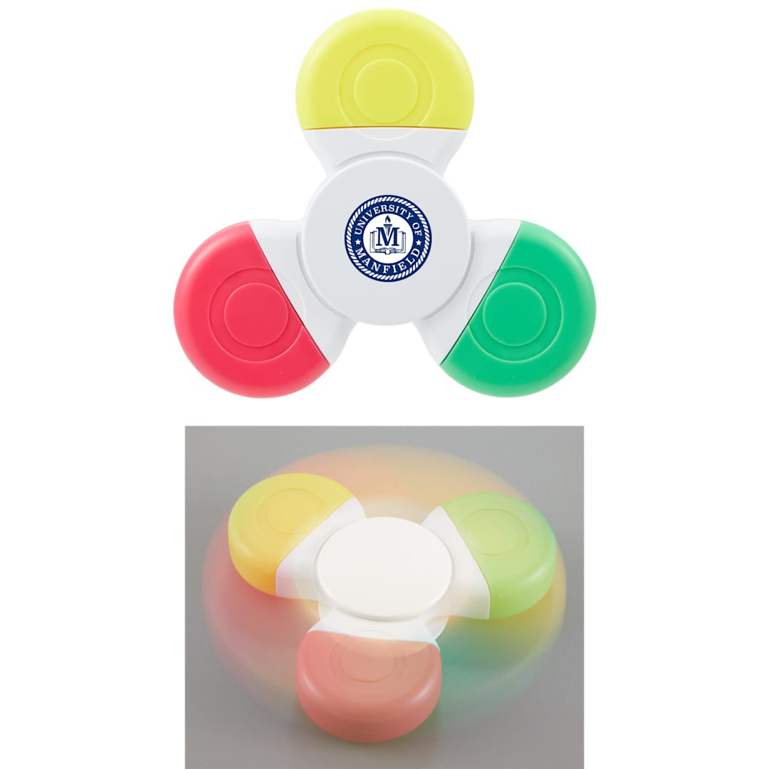 Multi-Ink Spinner Highlighter - SM-5354 White