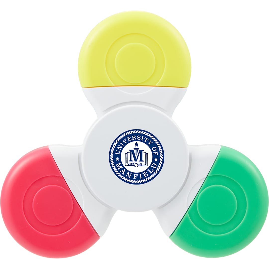 Multi-Ink Spinner Highlighter - SM-5354 White
