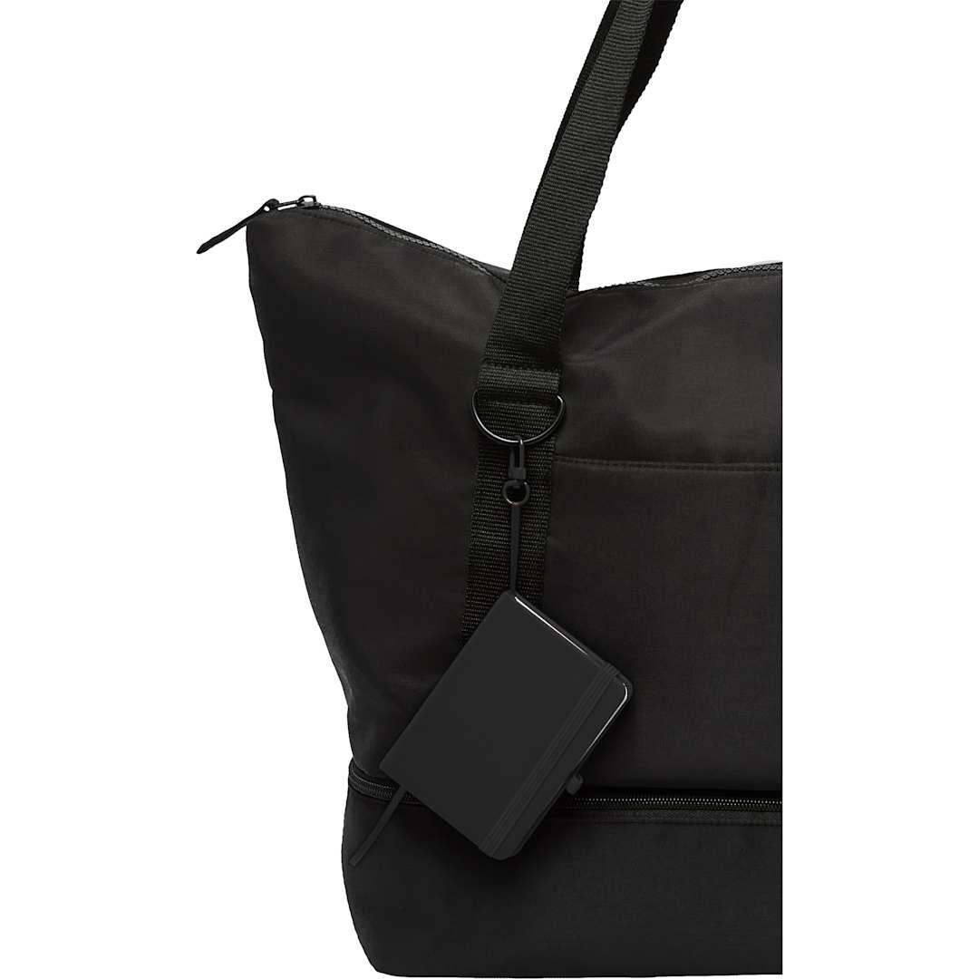 Mini Recycled Notebook w/ Clip - SM-5355 Black