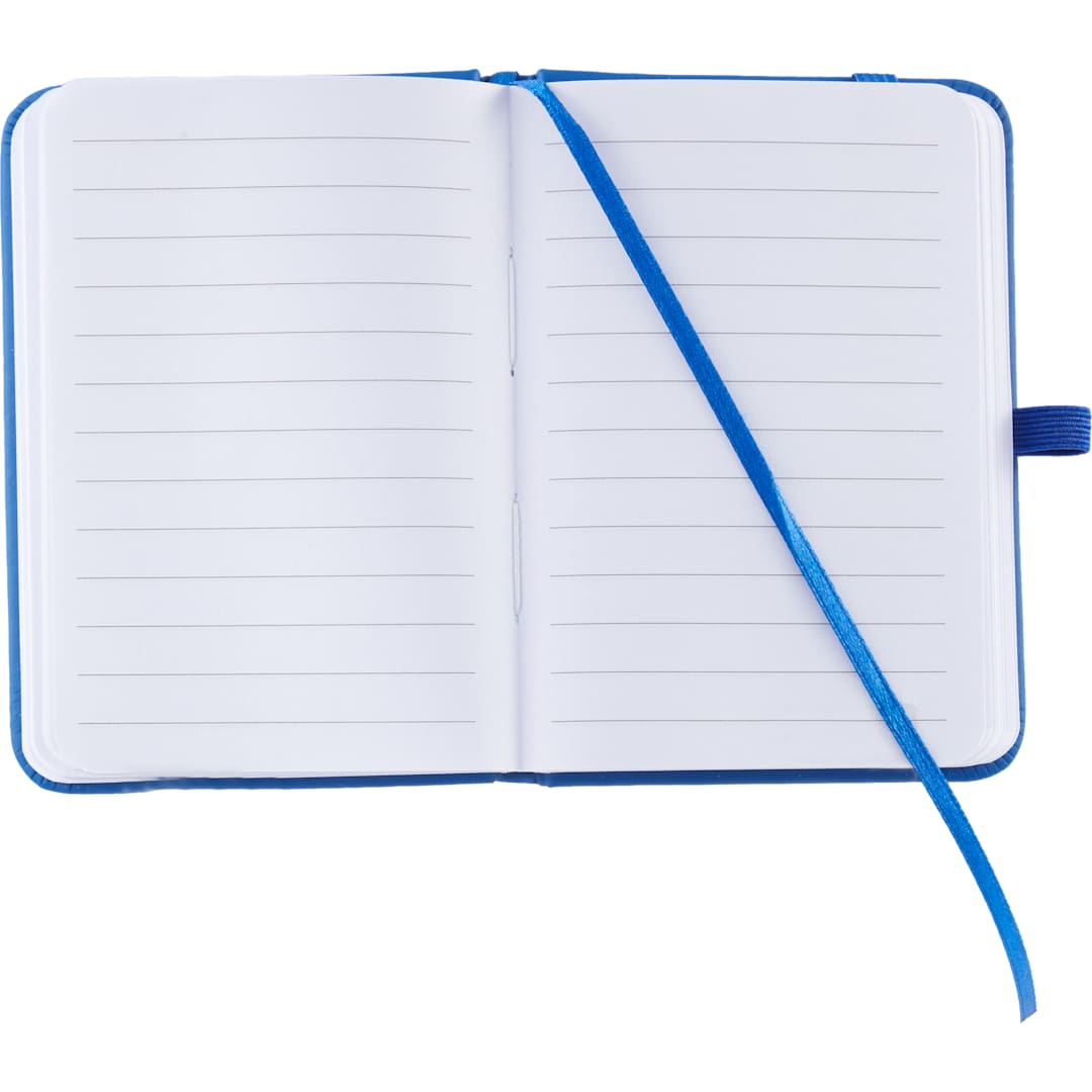 Mini Recycled Notebook w/ Clip - SM-5355 Blue