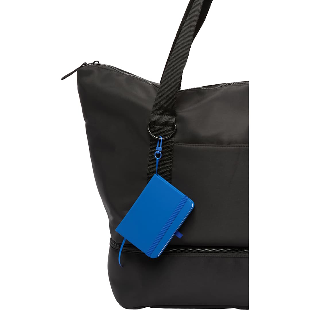 Mini Recycled Notebook w/ Clip - SM-5355 Blue