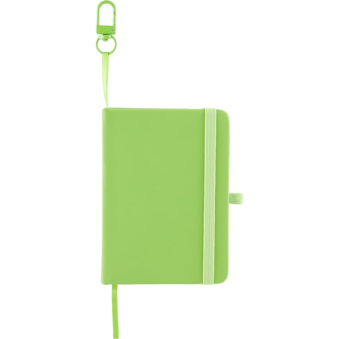 Mini Recycled Notebook w/ Clip - SM-5355 Green