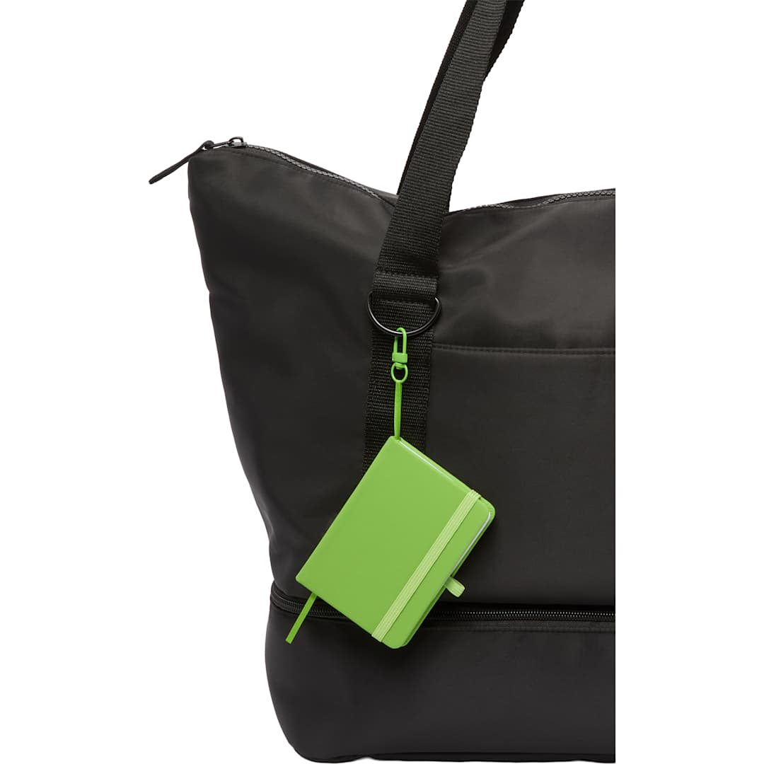 Mini Recycled Notebook w/ Clip - SM-5355 Green