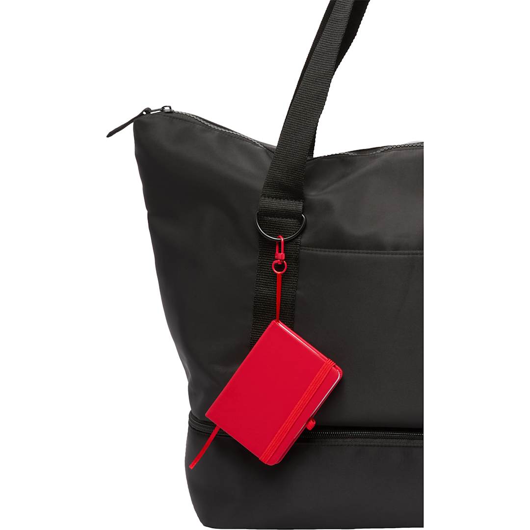 Mini Recycled Notebook w/ Clip - SM-5355 Red