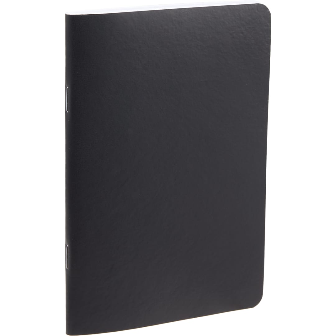 Bullet 4" x 6" FSC® Recycled Pocket Stapled Notebook - SM-5358 Black