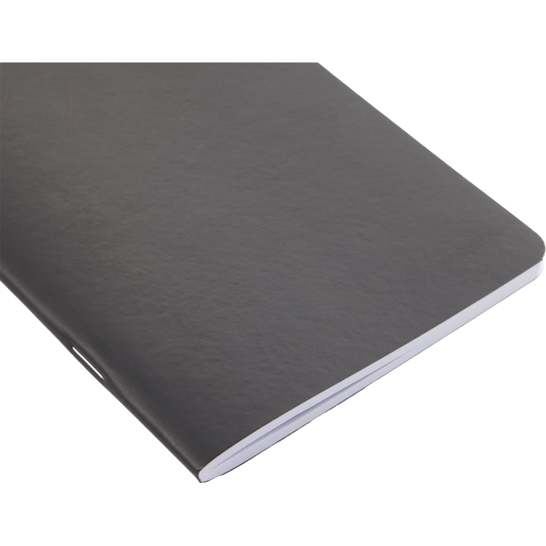 Bullet 4" x 6" FSC® Recycled Pocket Stapled Notebook - SM-5358 Black