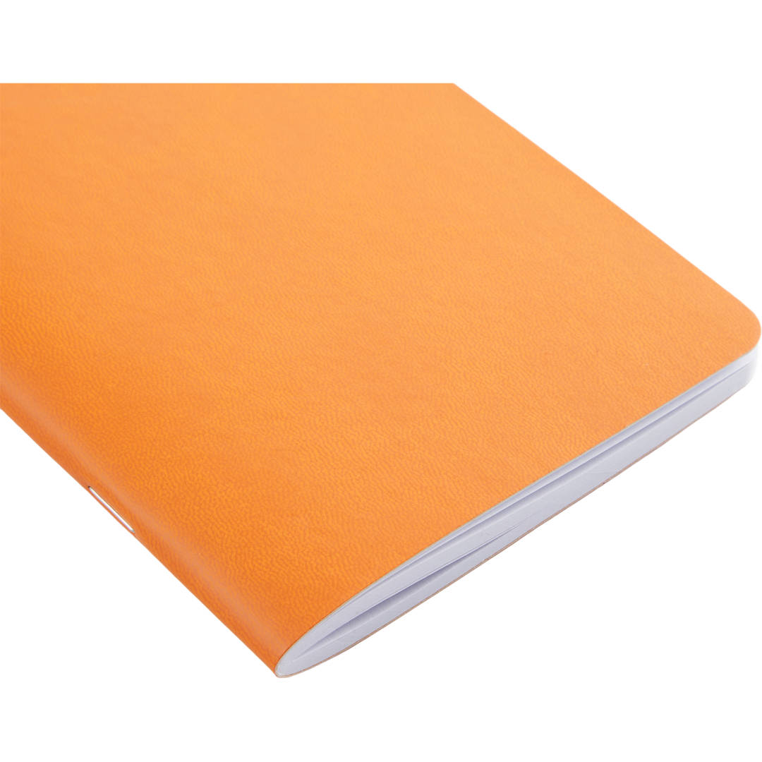 Bullet 4" x 6" FSC® Recycled Pocket Stapled Notebook - SM-5358 Orange
