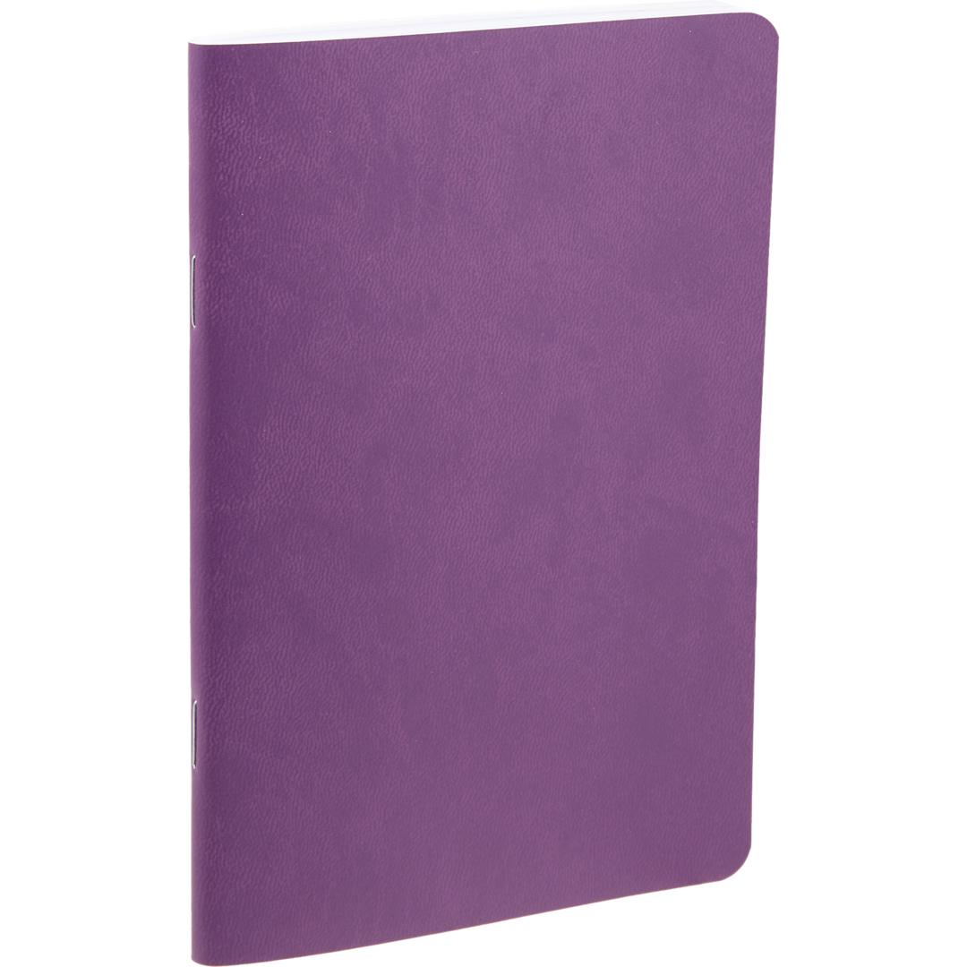 Bullet 4" x 6" FSC® Recycled Pocket Stapled Notebook - SM-5358 Purple