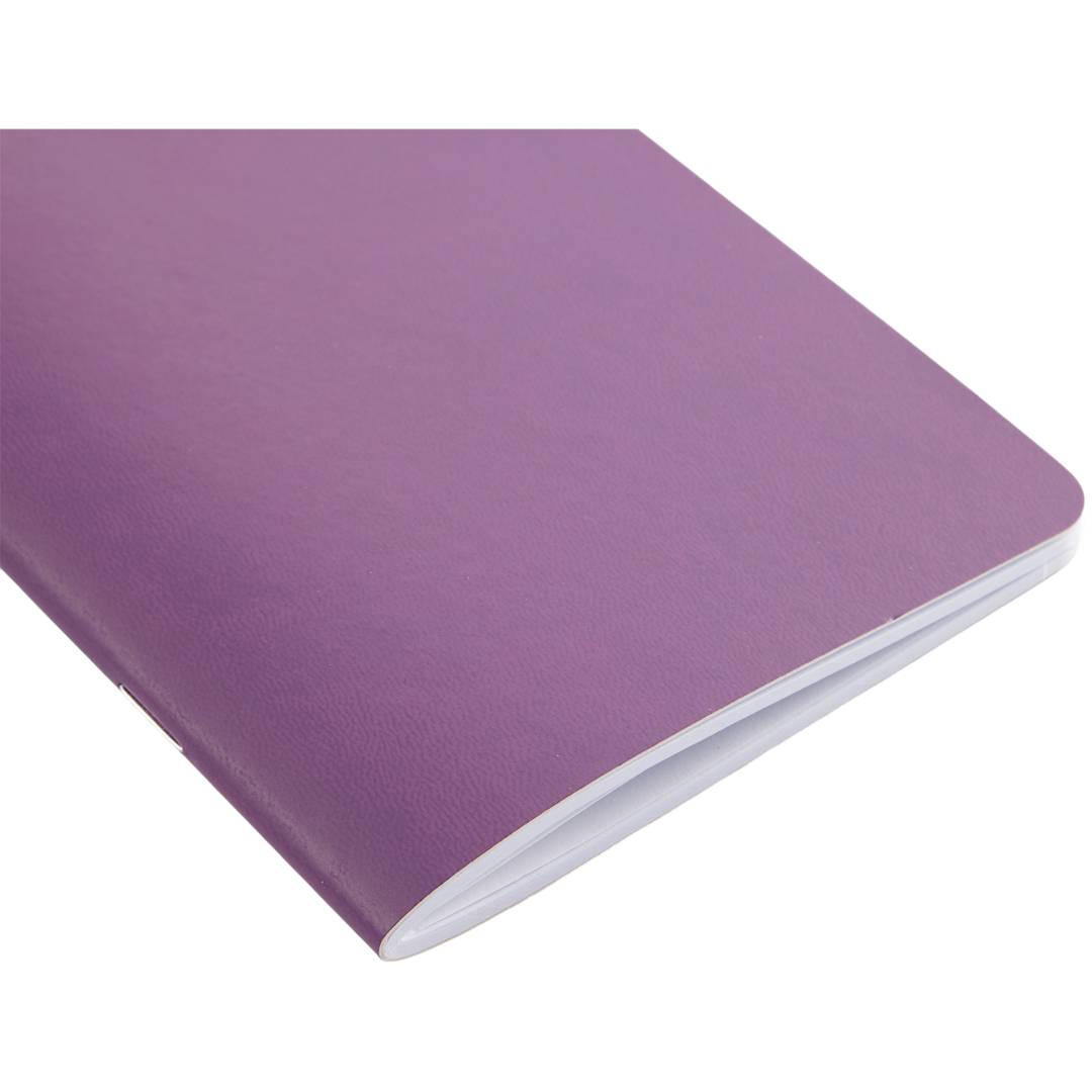 Bullet 4" x 6" FSC® Recycled Pocket Stapled Notebook - SM-5358 Purple