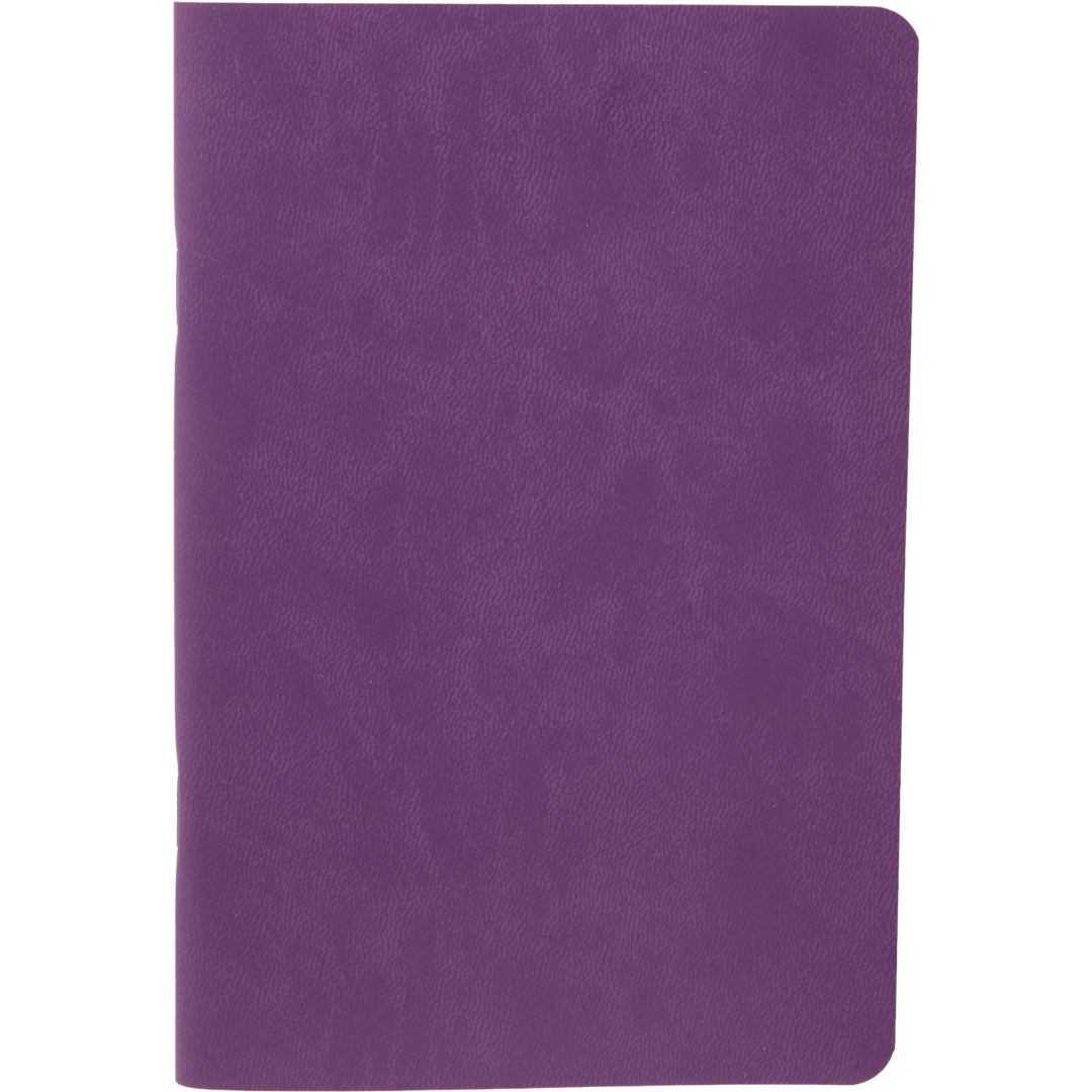Bullet 4" x 6" FSC® Recycled Pocket Stapled Notebook - SM-5358 Purple