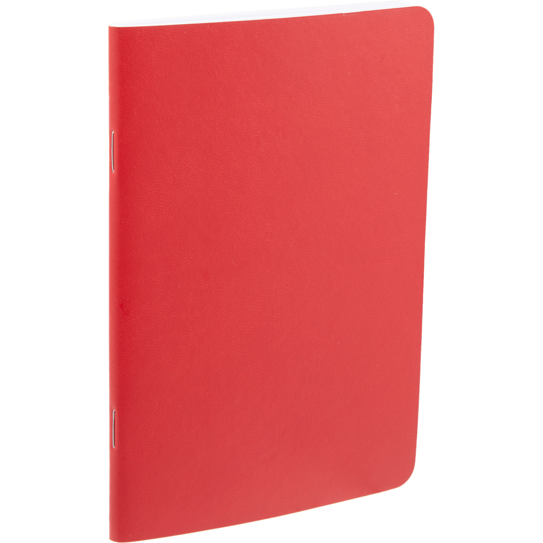 Bullet 4" x 6" FSC® Recycled Pocket Stapled Notebook - SM-5358 Red