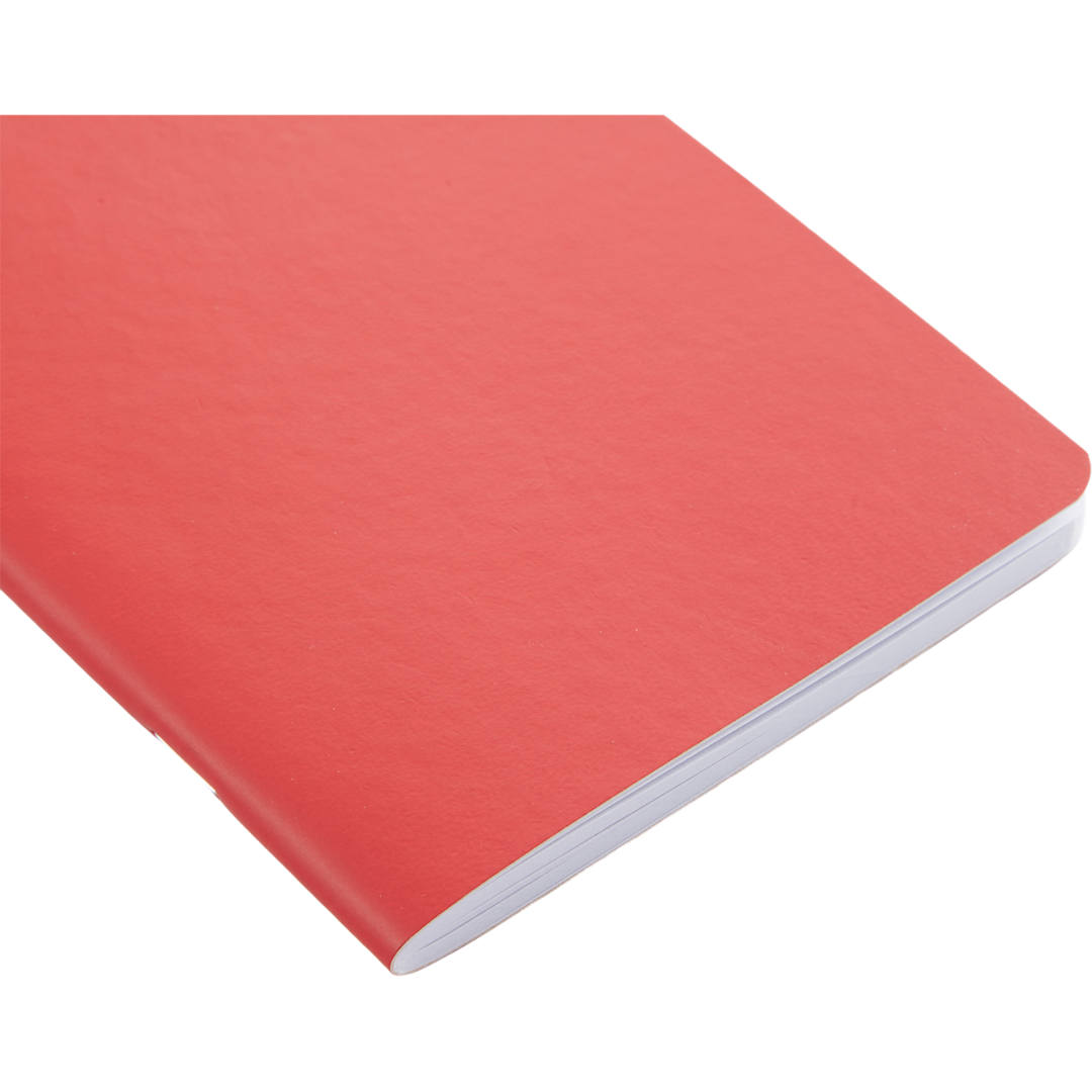 Bullet 4" x 6" FSC® Recycled Pocket Stapled Notebook - SM-5358 Red