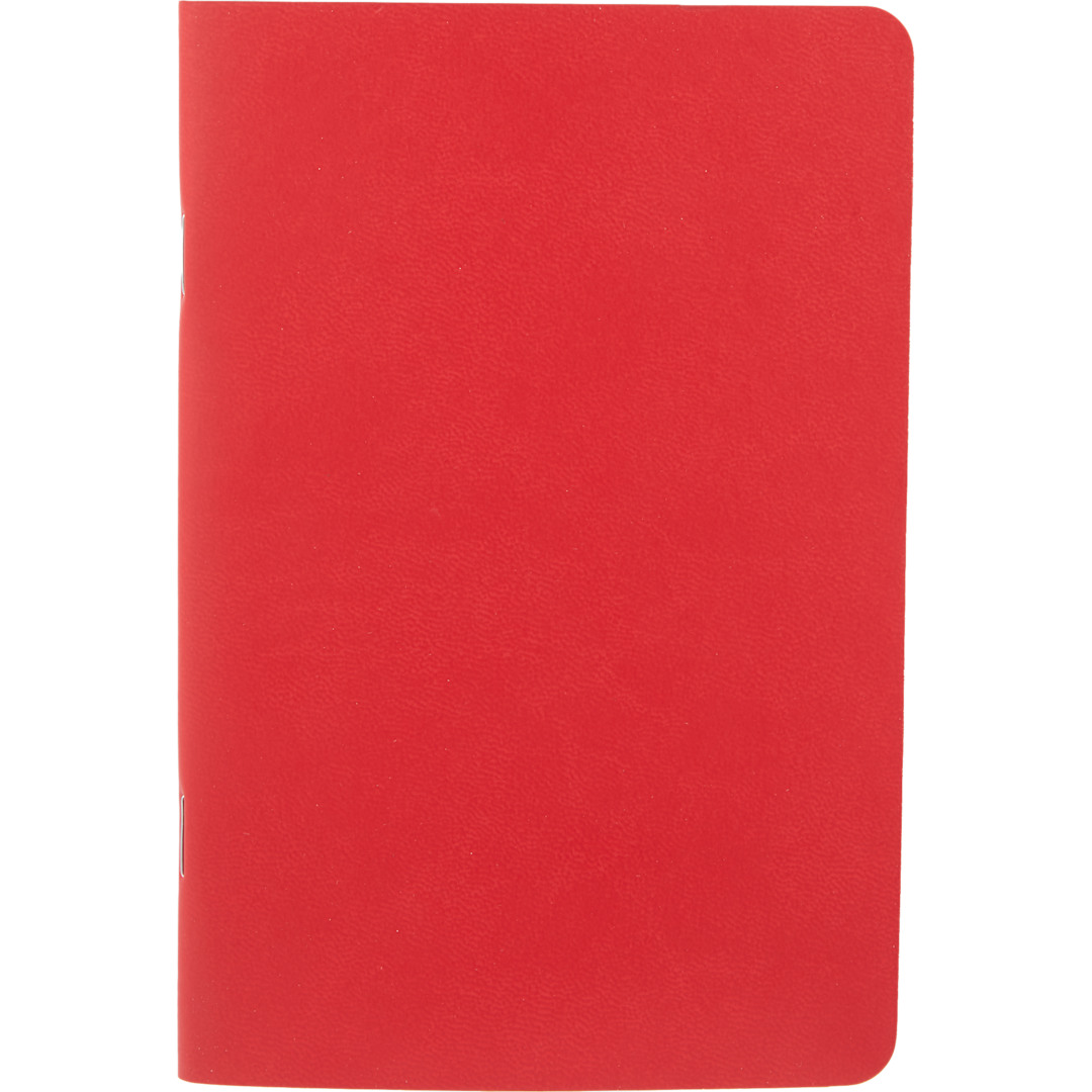 Bullet 4" x 6" FSC® Recycled Pocket Stapled Notebook - SM-5358 Red